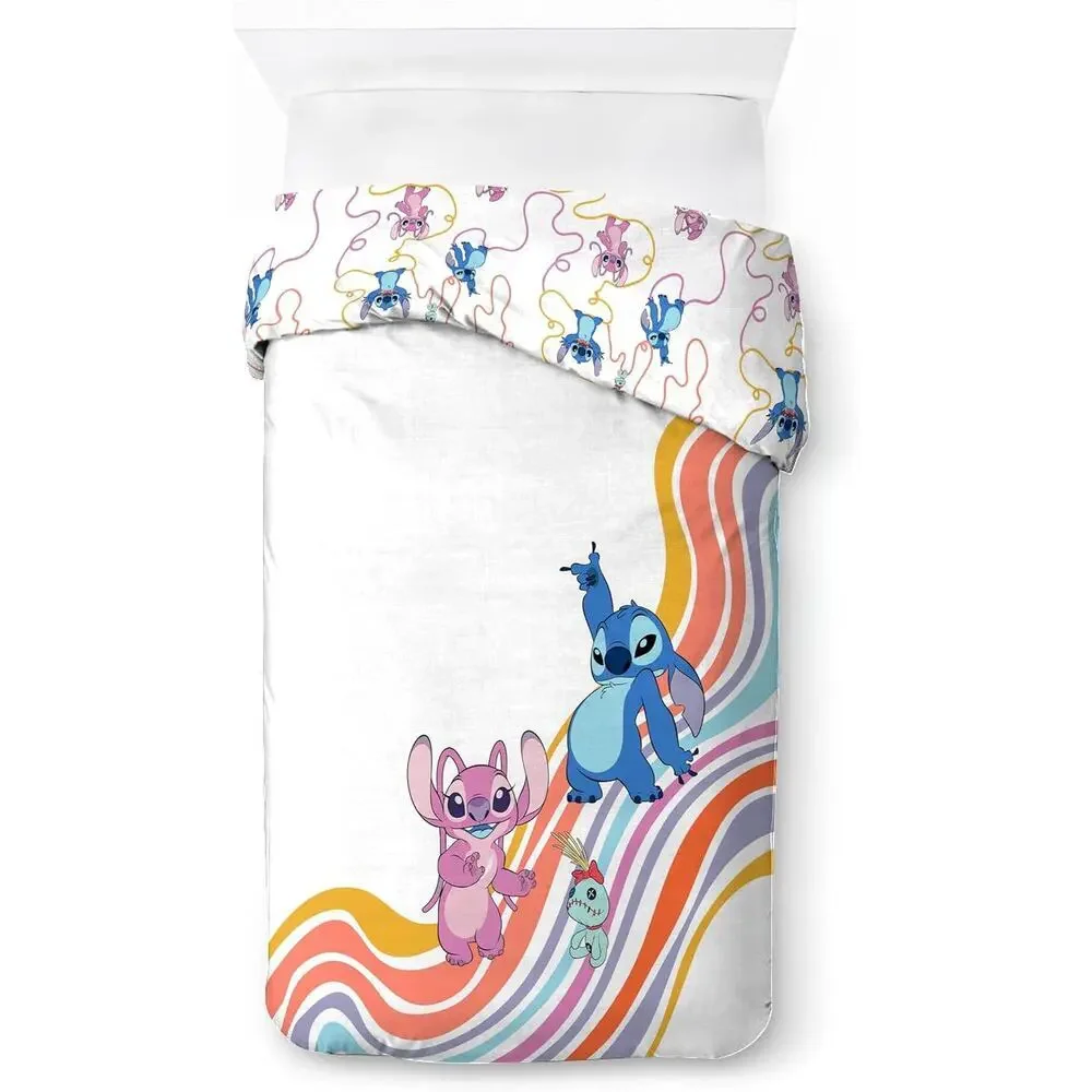 NEW Franco Disney Stitch Full Duvet Cover with 2 Shams Full Double Size